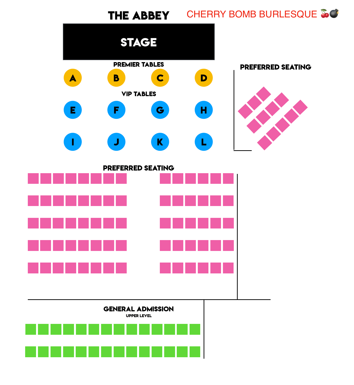 ABBEY SEATING CHART